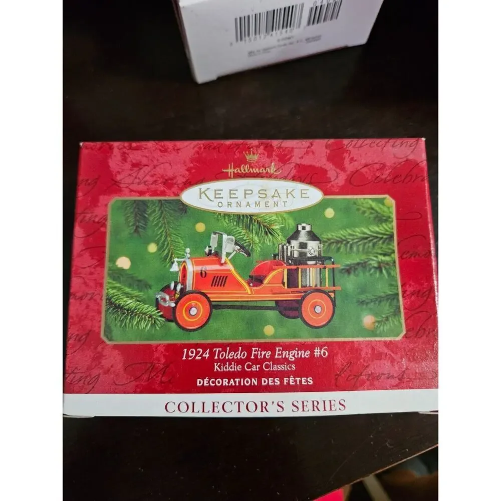 Hallmark 2001 Keepsake 1924 Toledo Fire Engine Kiddie Car Classics Ornament #6